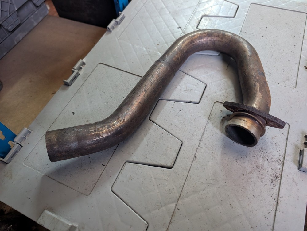 Yamaha Wr450f 2002 Exhaust Header Downpipe Header Pipe #W