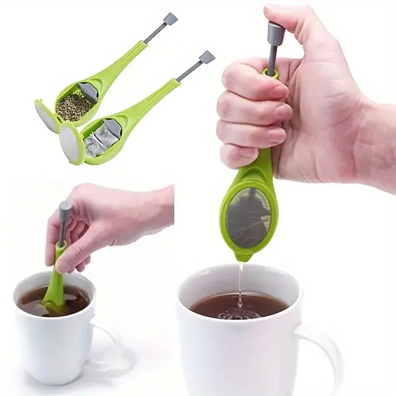 Tea Strainer Press Tea Strainer Kitchen Tea Set Accessory Reusable Infuser