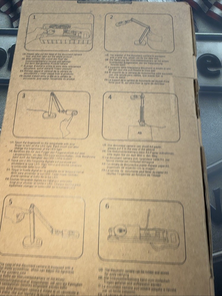 USB Document Camera KB-700, Compatible Google Meet, TEAMs, Zoom, Skype