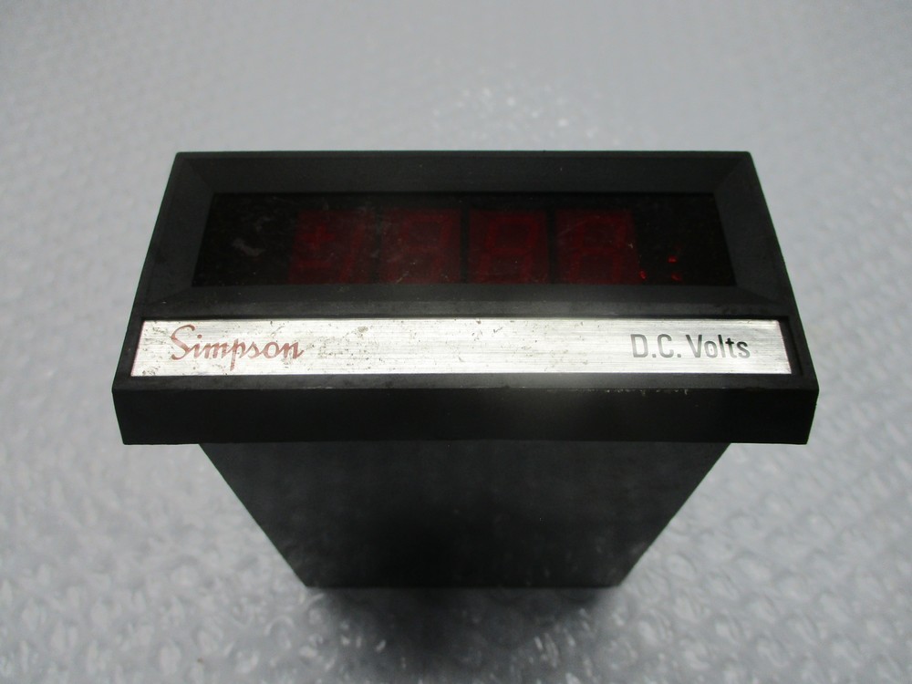 SIMPSON 2865 PANEL METER NSNP
