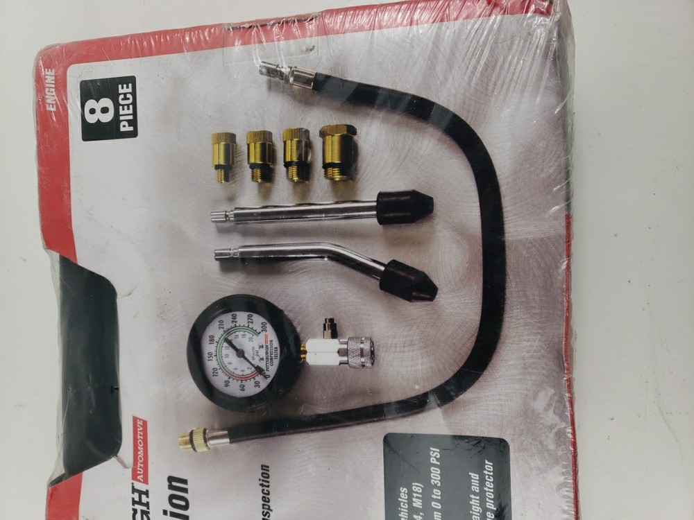 Pittsburgh Automotive 8pc Compression Test Kit 62638