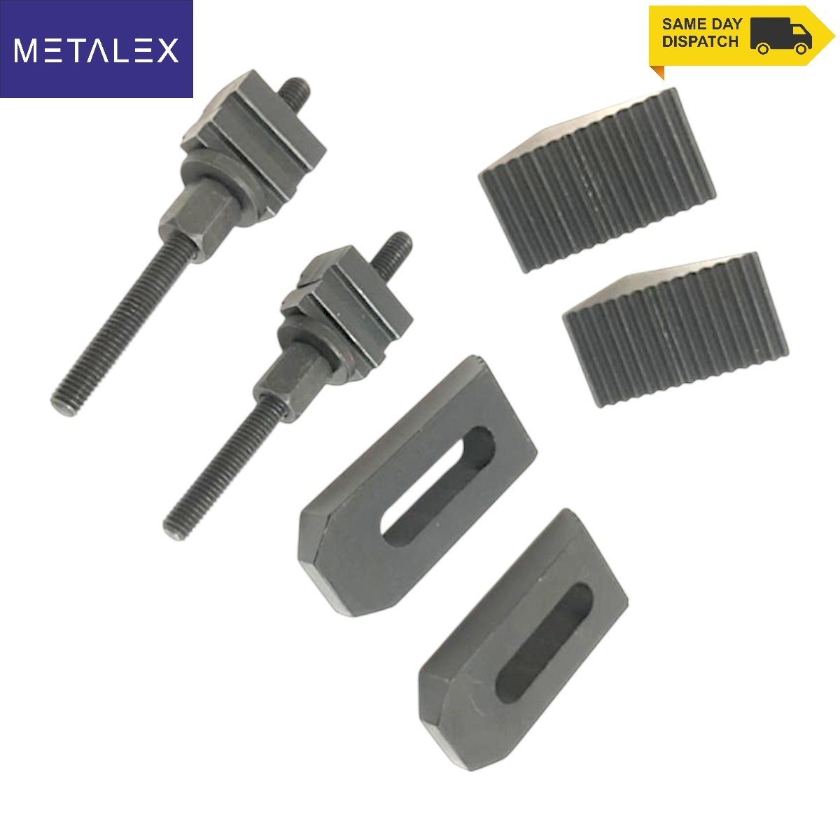 Clamping Kit 14 Pieces Size M6 Set 6mm Suitable for 3" And 4" Rotary Table USA