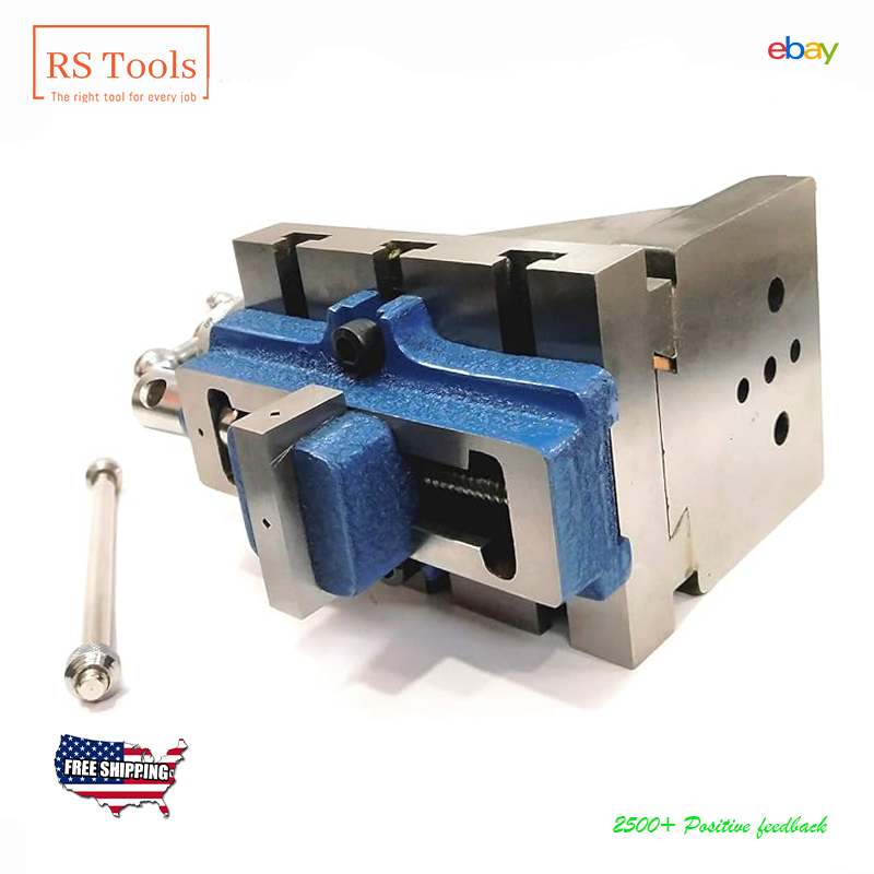 Lathe Milling Vertical Slide 4"X5"-100X125 mm & Self Centering Vice 3"/75mm USA