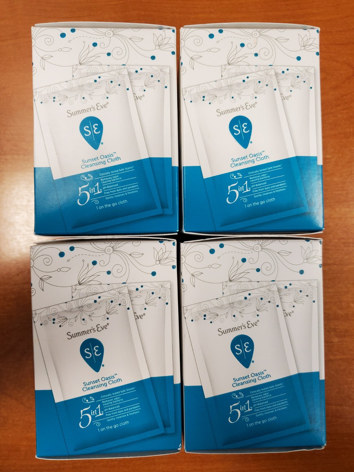 4-16 ct. Boxes: Summer's Eve Sunset Oasis Scent Cleansing Cloth (0191) R1P6