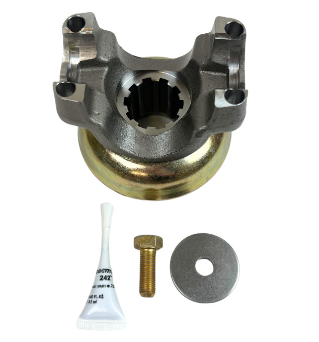 Quick Change Rear End Yoke with Bolt, Washer and Threadlocker