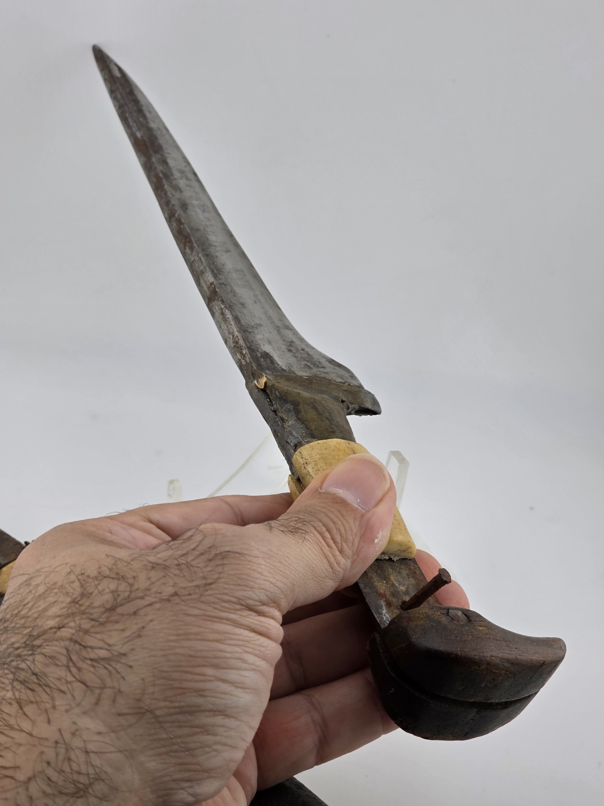 Original Victorian Afghan Khyber Pass Chura Dagger with Scabbard circa 1840