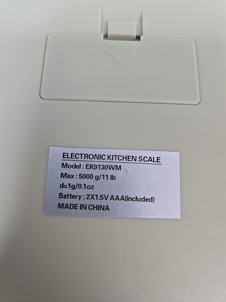 Compact Digital Kitchen Scale 5 kg Black