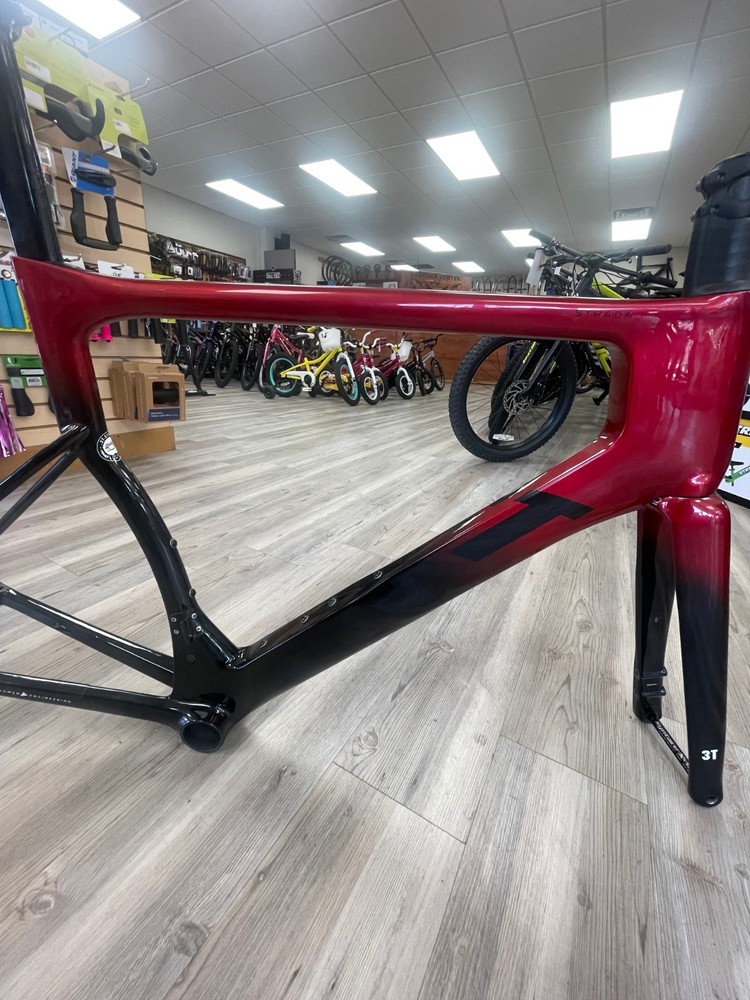 3T Strada Frameset - 56cm - Red