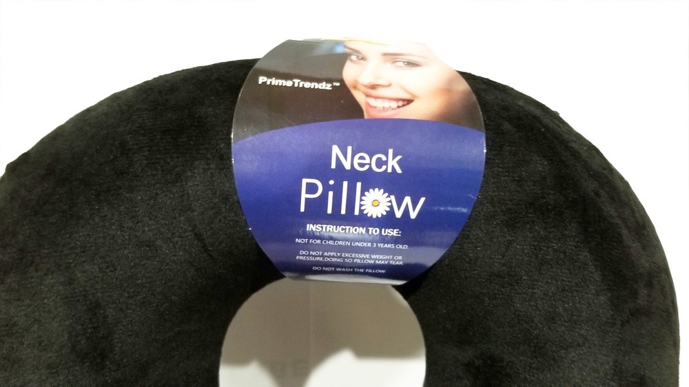 Travel Neck Pillow - Memory Foam Cushion Support U-Shape