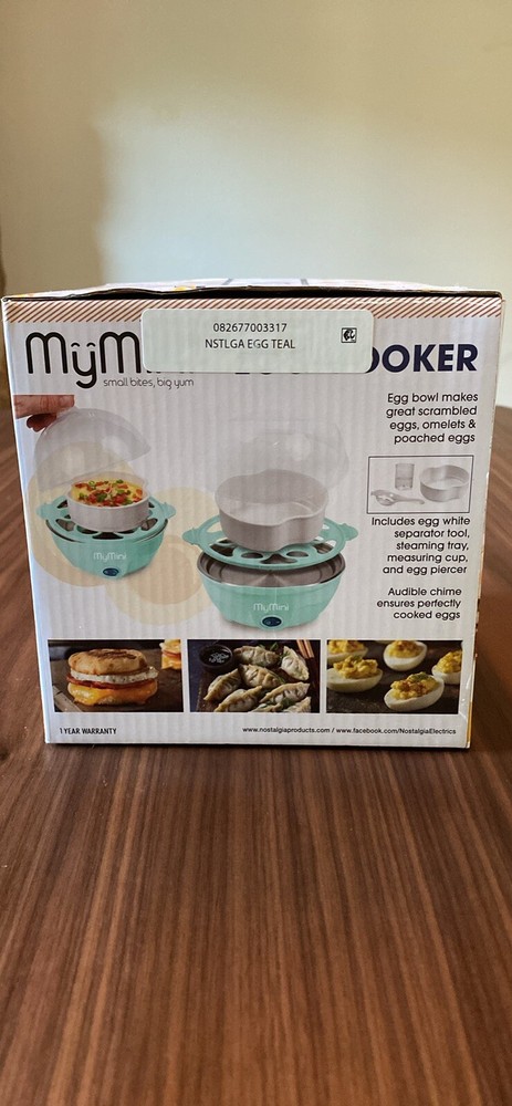 MyMini Premium 7-Egg Cooker, Teal