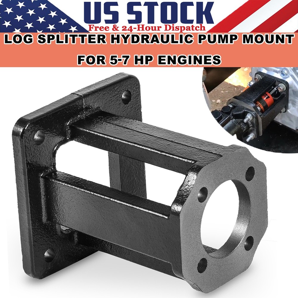 Log Splitter Hydraulic Pump Mount Replacement Brackets for 5-7 Hp Engines