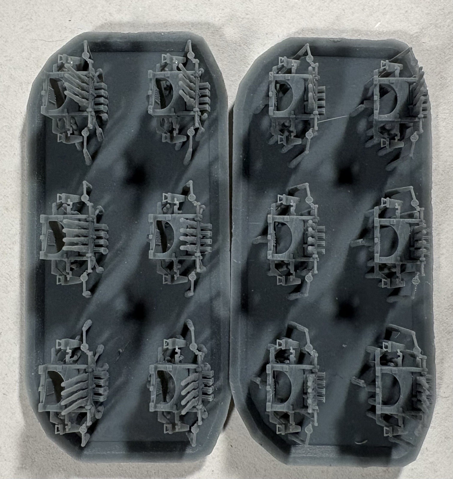 1/350 3D Printed Quad 1.1” “Piano Type” Early War AA Guns X 12