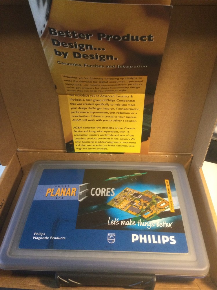 Philips 3F3 PLANAR CORES Sample Box 3, per own