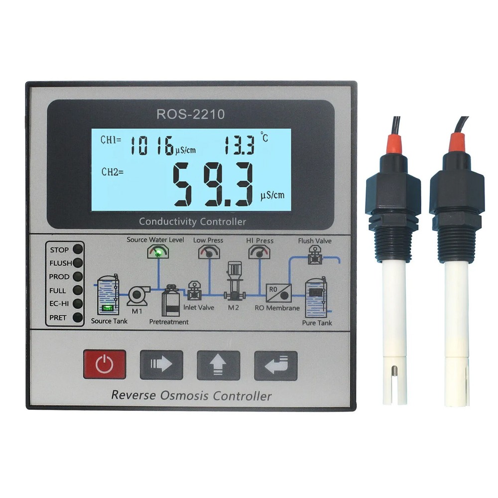 LCD Reverse Osmosis System RO Controller TDS Conductivity RO Control