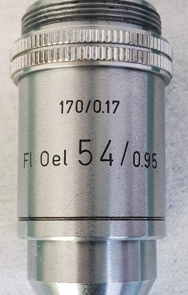 Leitz Microscope Objective FL Oel 54/0.95 - 170/0.17