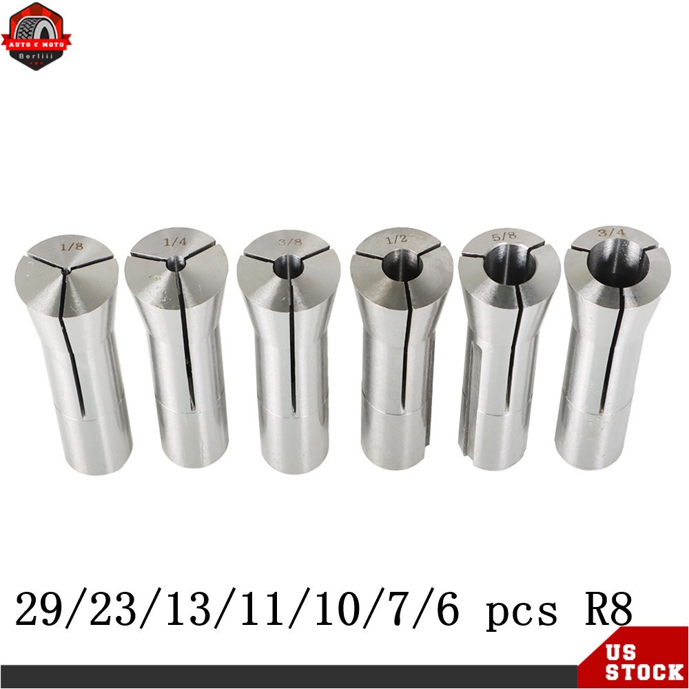 High Precision 29 R8/23 R8/13 R8/11 R8/10 R8/7 R8/6 R8 Collet Set