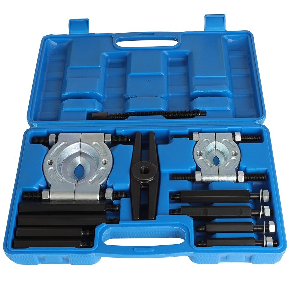 12Pcs Bearing Separator Puller Kit 2" and 3" Splitters Remove Bearings Tool Set