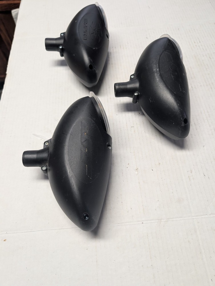 3 Gravity Fed Paintball Hoppers