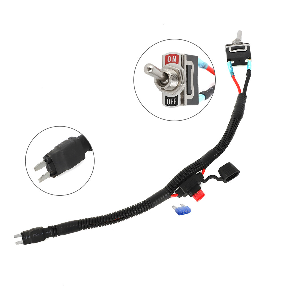 Switched Fuse Universal Automotive Switched Fuse Switch For Mini Fuse Holder 10A