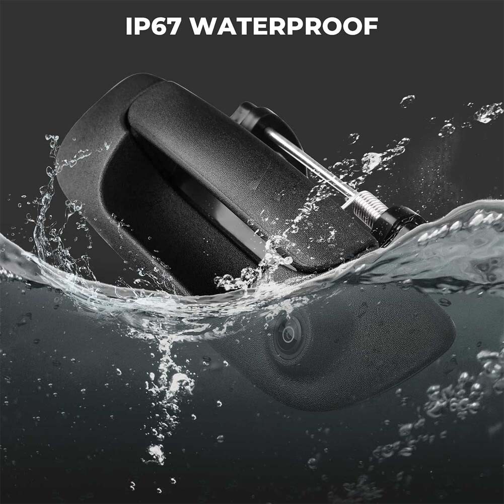 For Dodge Ram 2002-2008 1500 2500 3500 Tailgate Handle with Backup Camera Set