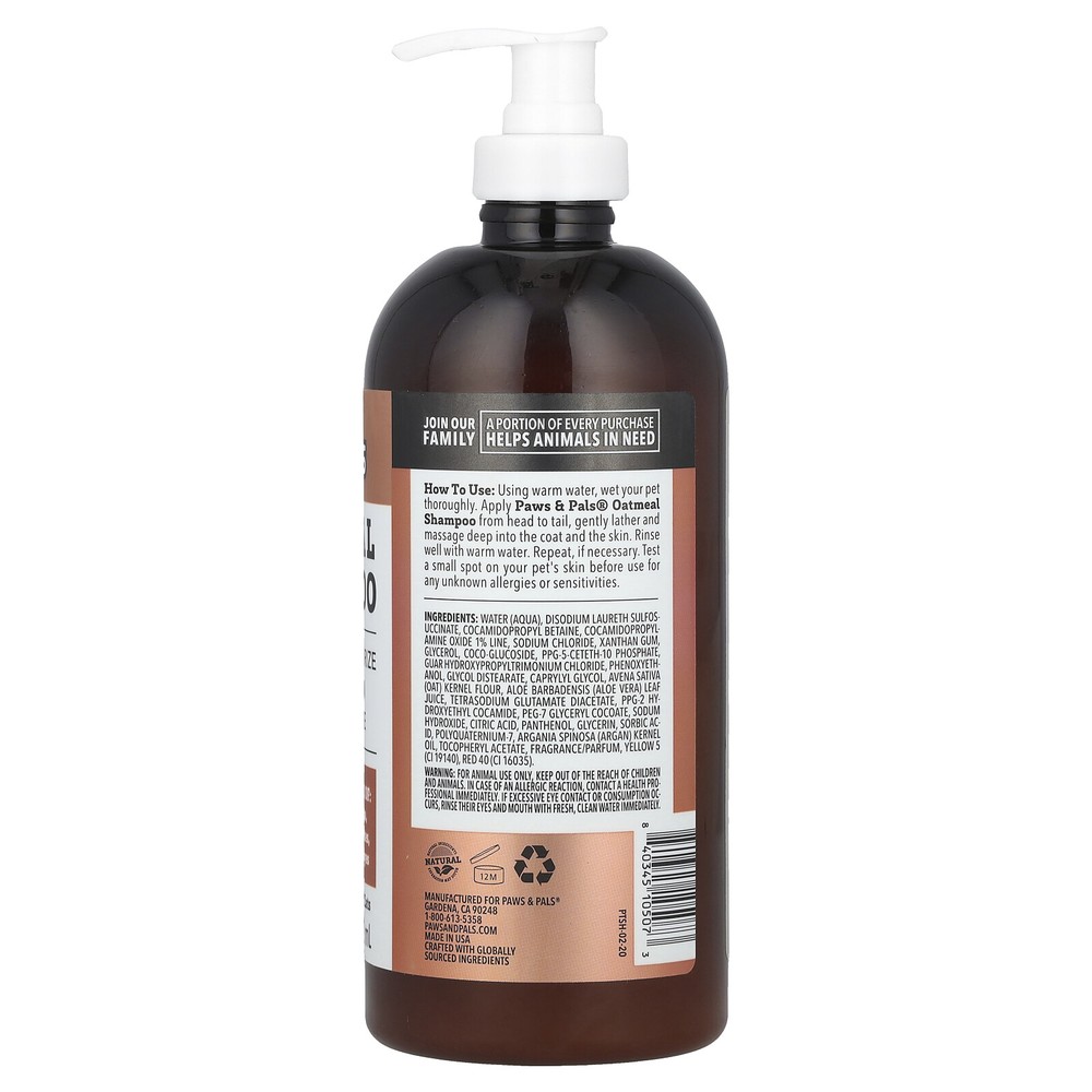 Oatmeal Shampoo, 20 fl oz (592 ml)
