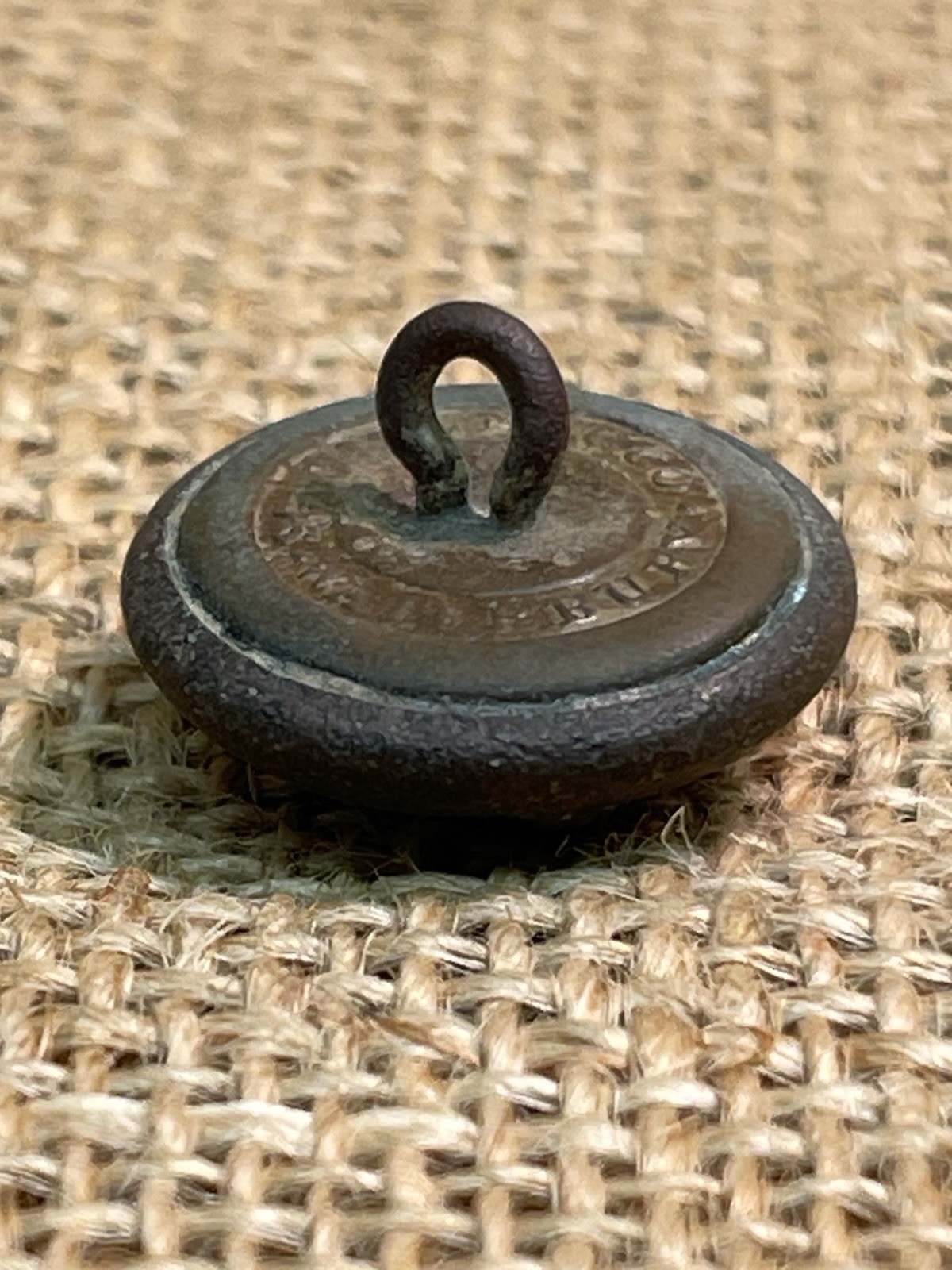 Excellent Dug Civil War Eagle Coat Button Dug At Kennesaw Mtn Georgia Complete