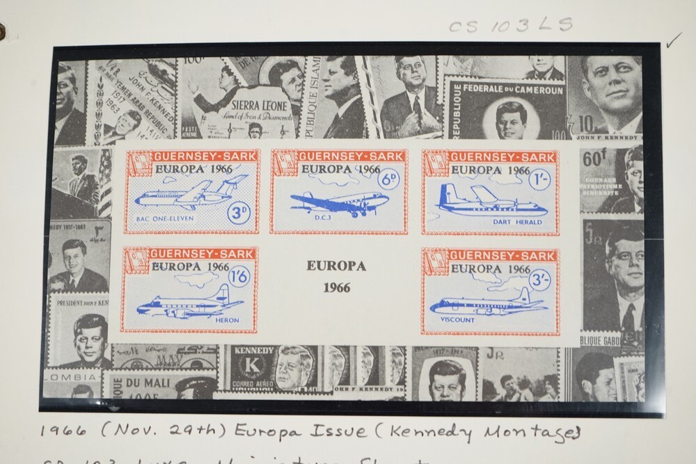 BRITISH ISLES SPECIALIZED 1960s JFK CINDERELLAS 250+ STAMPS & 50+ COVERS