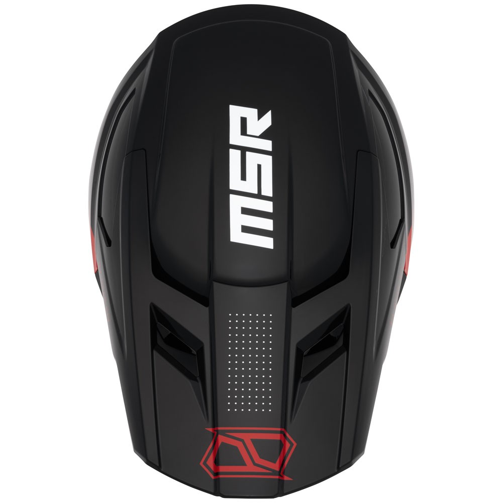 MSR™ Mav Sensor Dirt Bike Motocross Helmet w/ MIPS Medium Black/Red