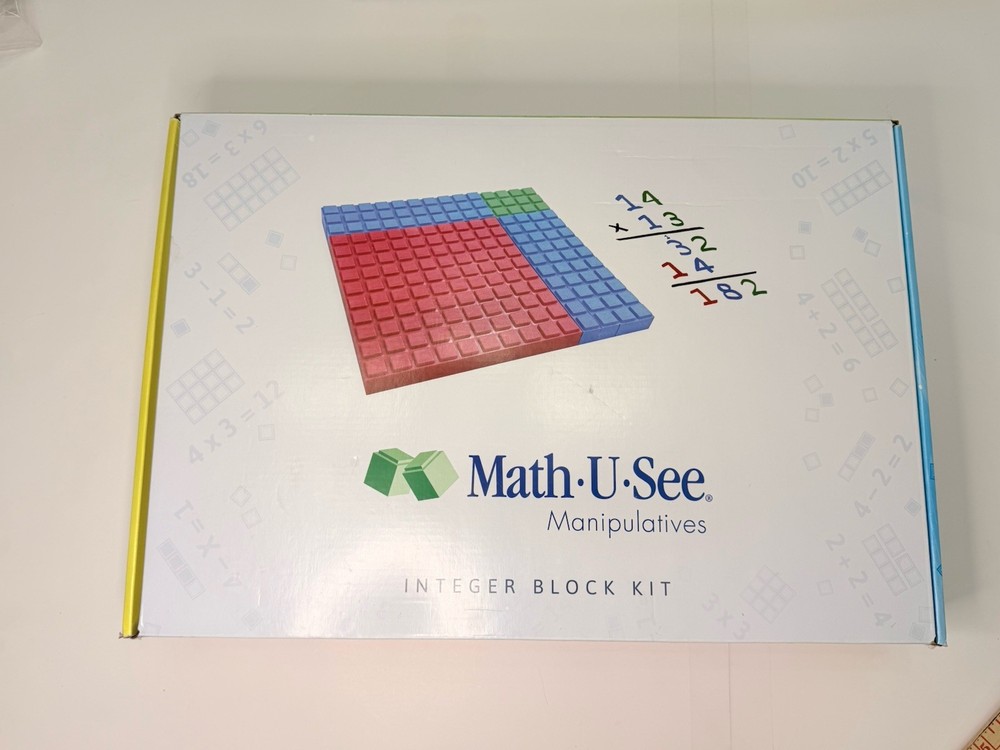 Math U See Manipulatives Integer Block Kit Complete Set See Description