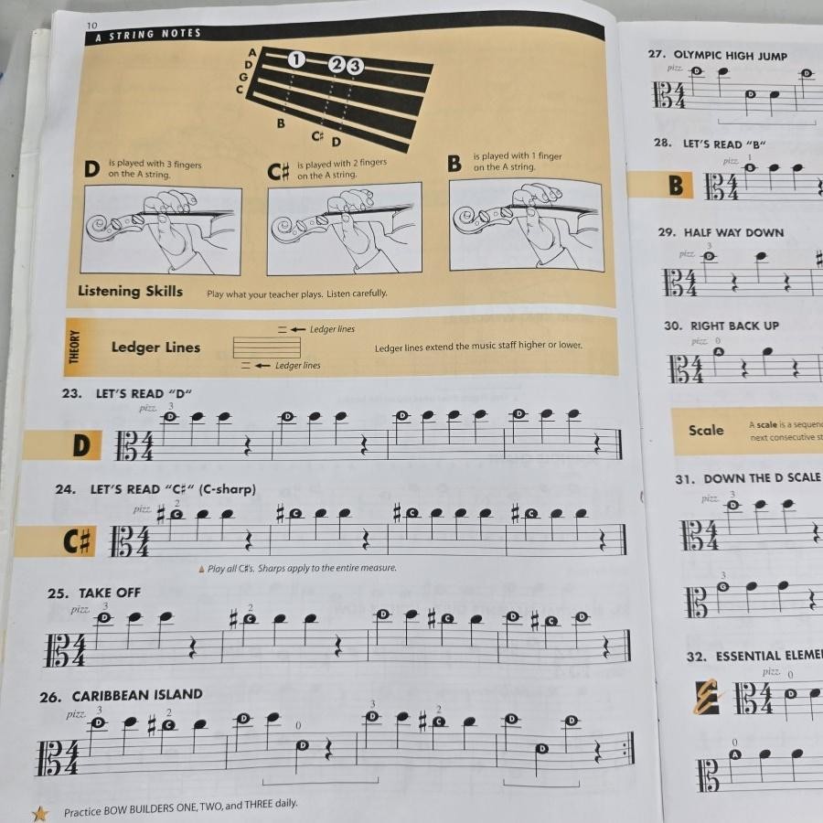 Essential Elements For Strings Viola Book 1 Hal Leonard Workbook 2002 Music