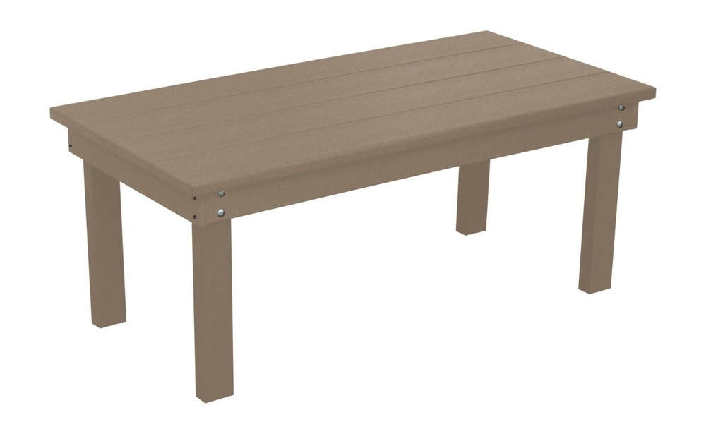 Outdoor Hampton Coffee Table - Multiple Poly Colors - Recycled Plastic