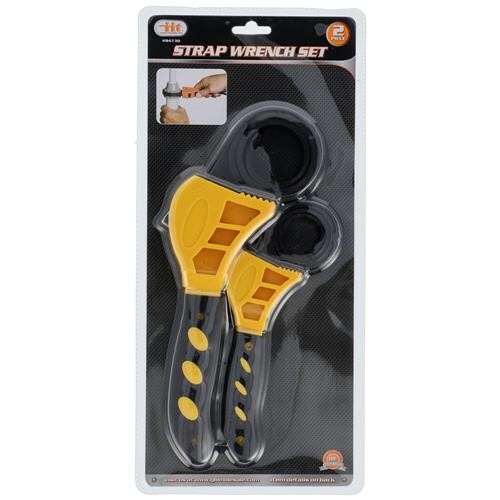 2pc Strap Wrench Adjustable 4" & 6" Wrenches Set 84730