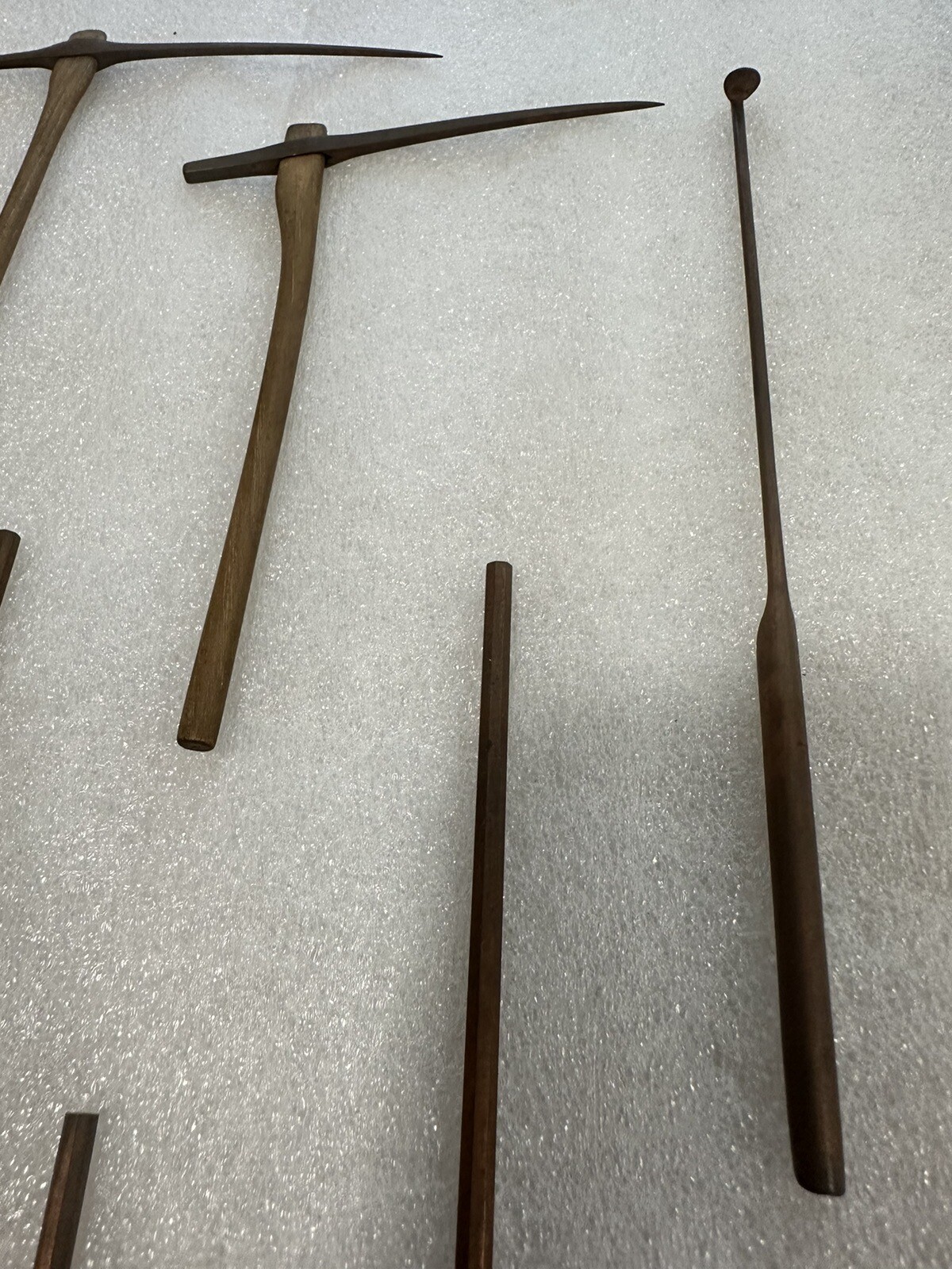 Vintage Salesman Sample Miners Tools Brass Picks Scoop Drill Original Rare Nice!