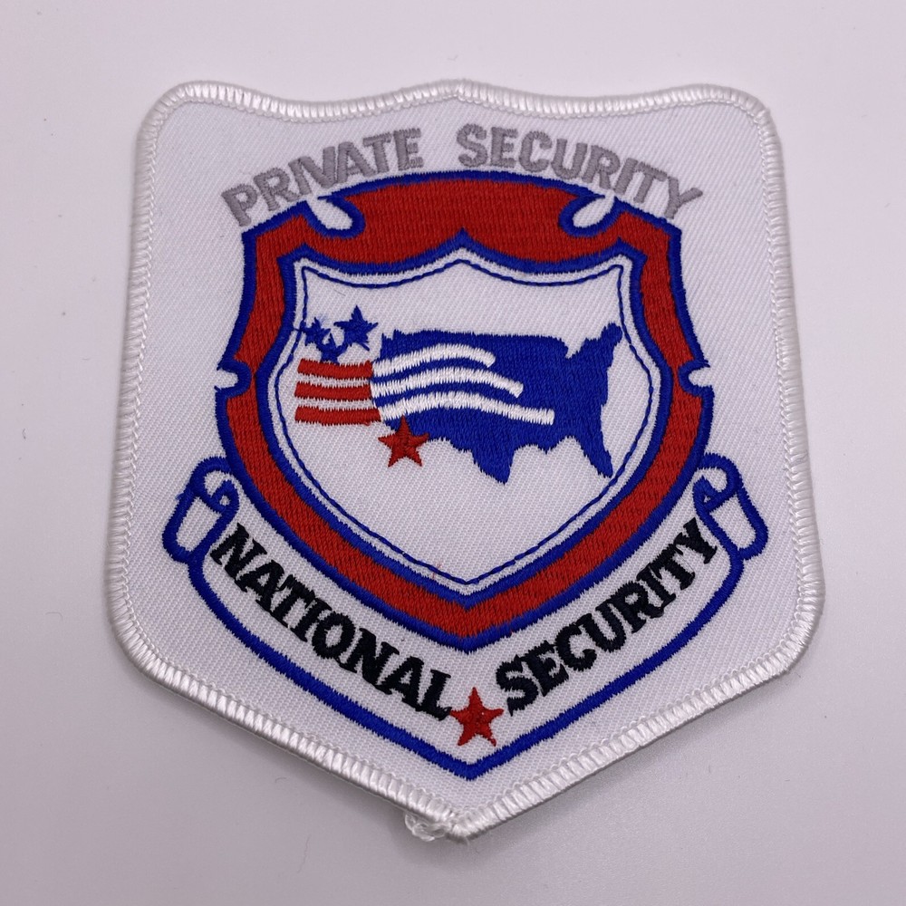 Private Security, National Security Embroidered Patch Crest Emblem Guard ￼