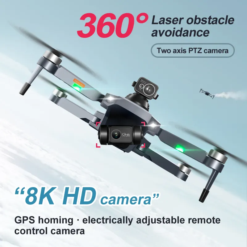 ISPEKTRUM RG101 Pro Drone 8K Camera 2-Axis Gimbal 360 Obstacle Avoidance