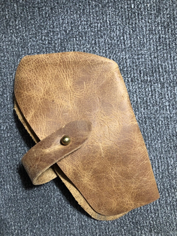 genuine Leather handcrafted muzzleloader Lock Cover