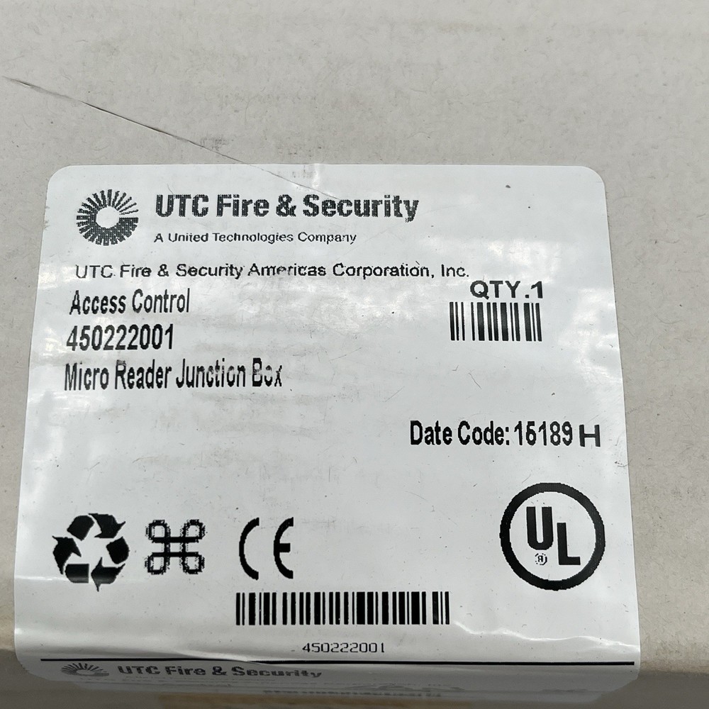 NEW IN BOX!! UTC Fire & Security Lenel Micro Reader Junction Box - 450222001
