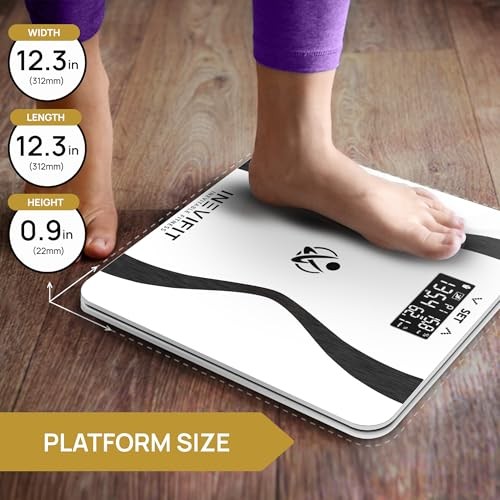 Body-Analyzer Scale, Highly Accurate Digital Bathroom Body Composition White