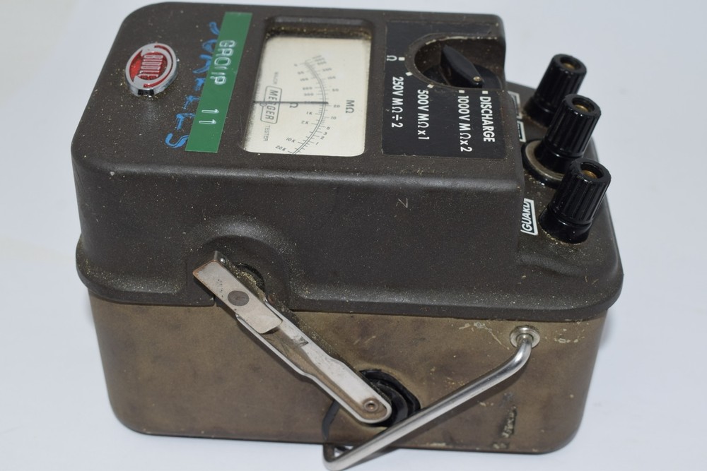 BIDDLE Megger 21158 MEGOHMMETER 0-20k