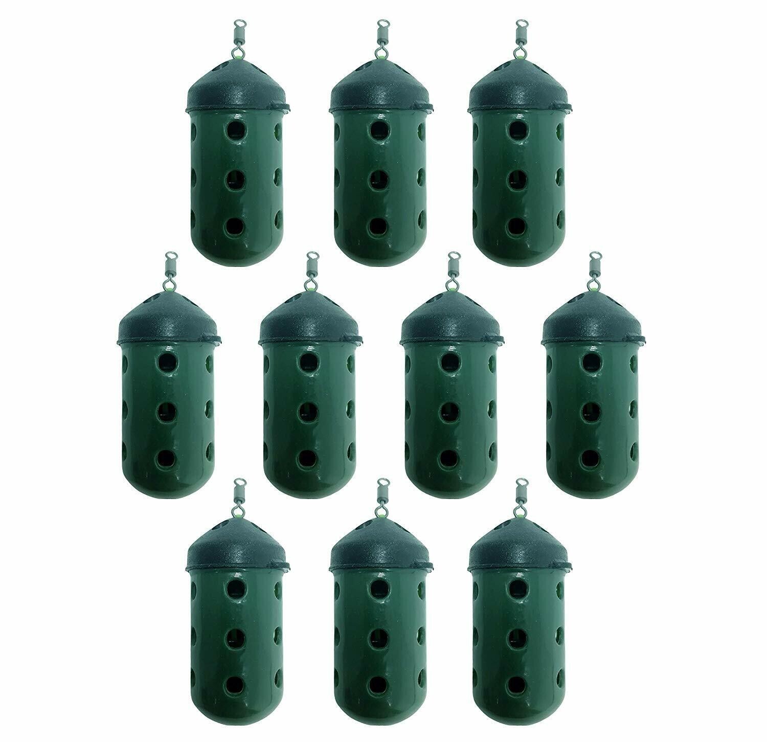 10 x King Carp Maggot Feeder Fishing Feeders 20g or 30g