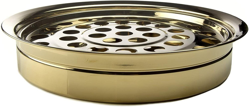 Stacking Communion Tray, Brass Tone (PD378BRS)