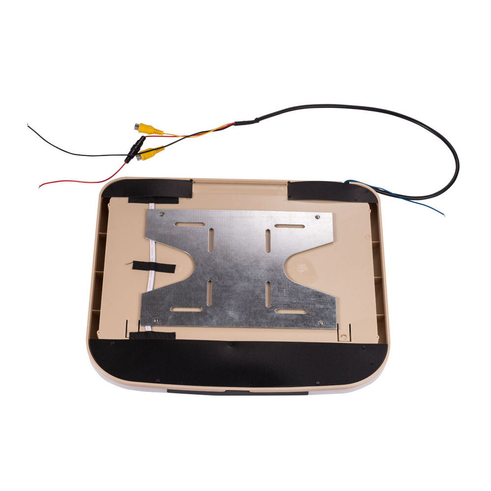 13'' Car Overhead Flip Down Ceiling Monitor 12V/24V PAL/NTSC LCD TFT Beige