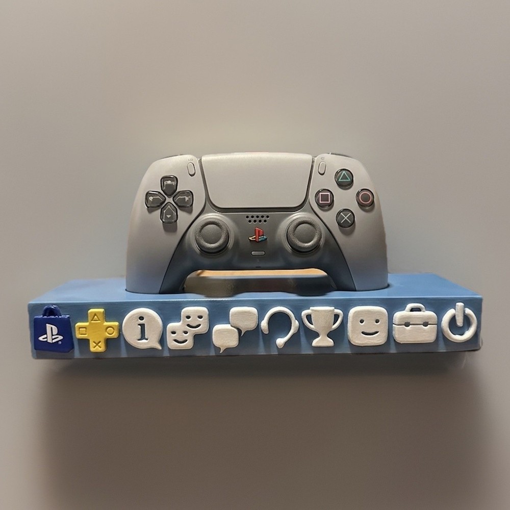 Dualsense Controller Stand, “PS4 Icons” EDITION - PS5 Controller Display Holder