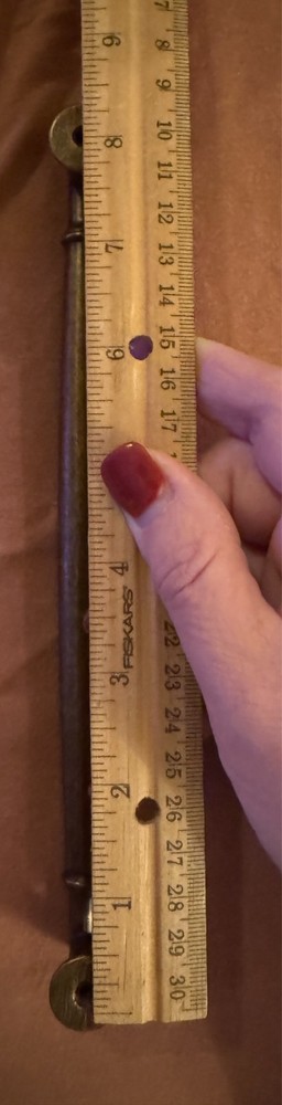 Vintage Solid Brass Drawer Pull 8” Cabinet Handle Antique Hardware Replacement