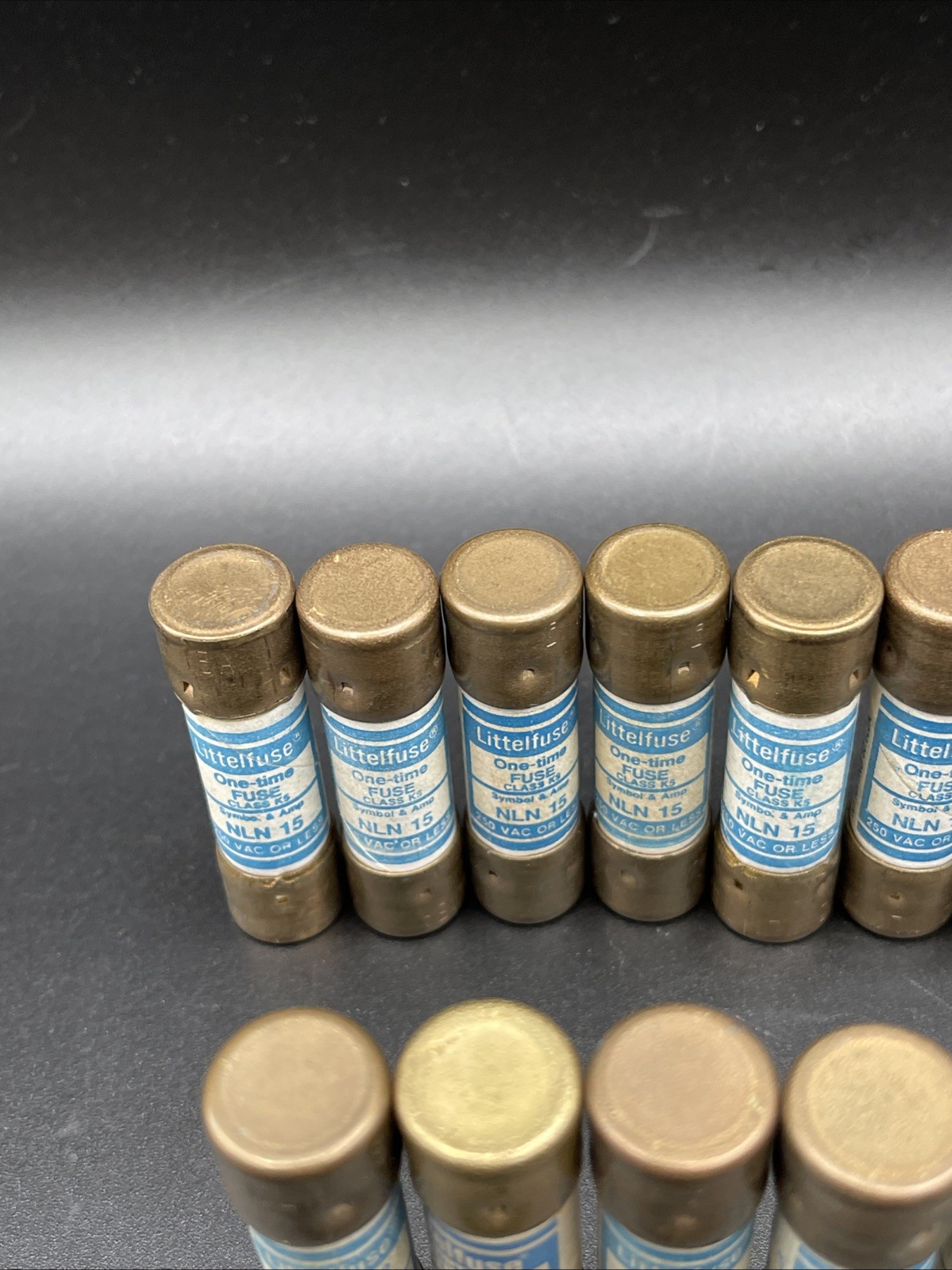 Littelfuse NLN 15 NLN15 NLN-15 One-Time Fuses 250 V Cl K5 Fast-Acting Lot Of 14