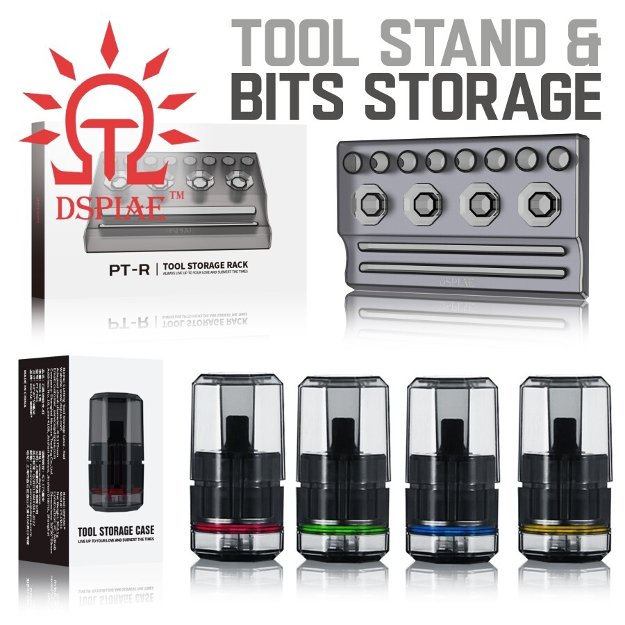 DSPIAE: Tool Stand / Bits Storage Compartments