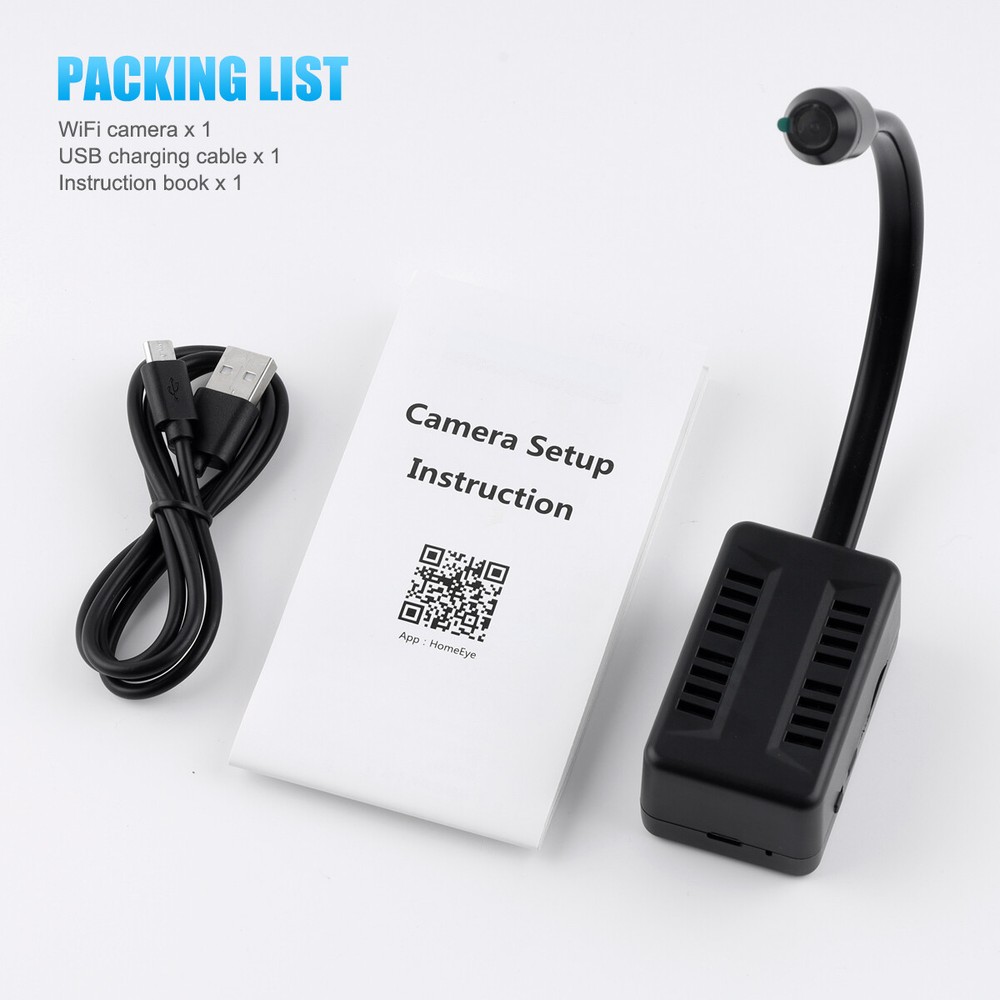 4K Camera 1080PHD Wireless WiFi Security Mini Micro Pinhole Screw DIY Camera DVR