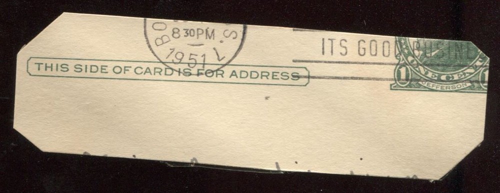 Walker Cooper Signed Cut From 1951 Autograph Clipped from a GPC