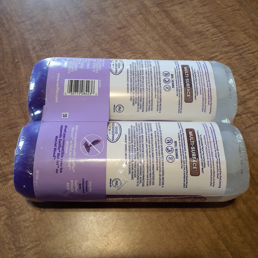 Swiffer Power Mop Refill Solution - Floor Cleaner, Lavender - 50.6 fl oz 2 Pack