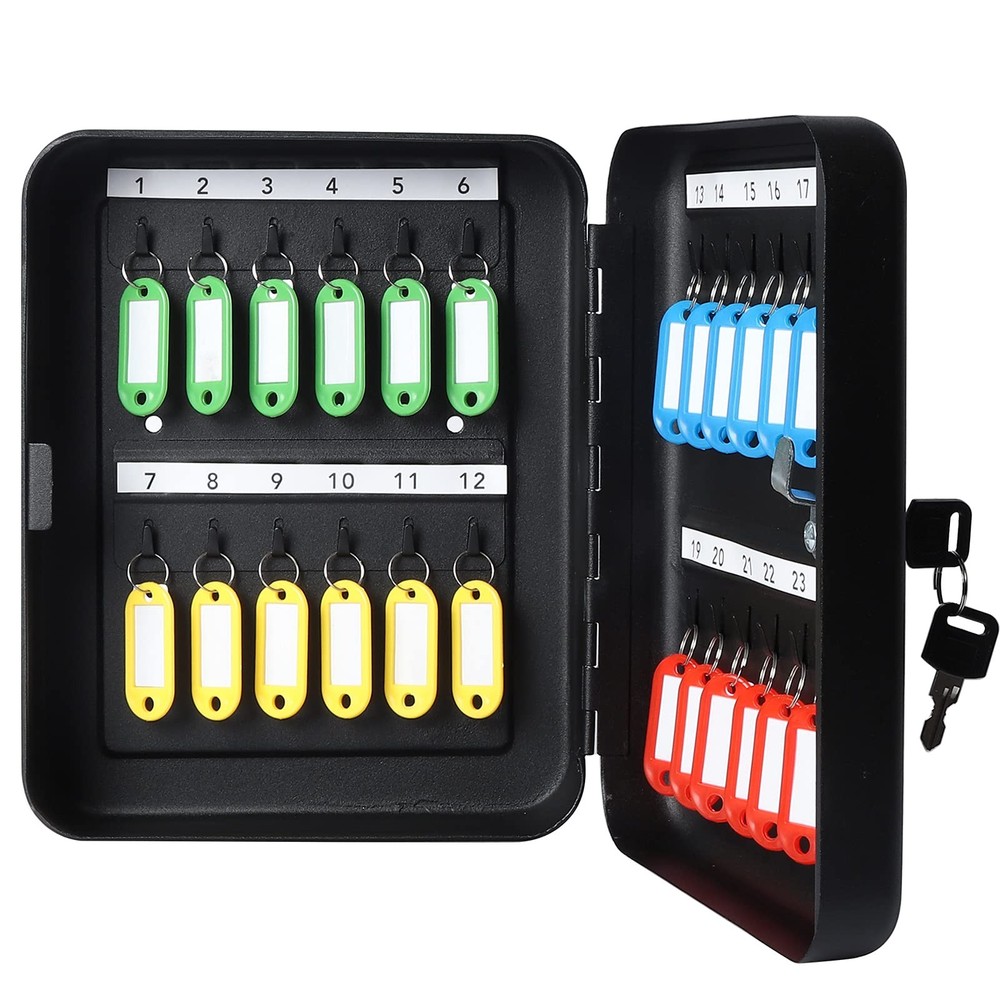 Key Cabinet Wall Mount,Locking Key Organizer, Key Storage Lock Box with Key Lock